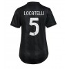 Juventus Manuel Locatelli #5 Bortatröja Dam 2022-23 Korta ärmar